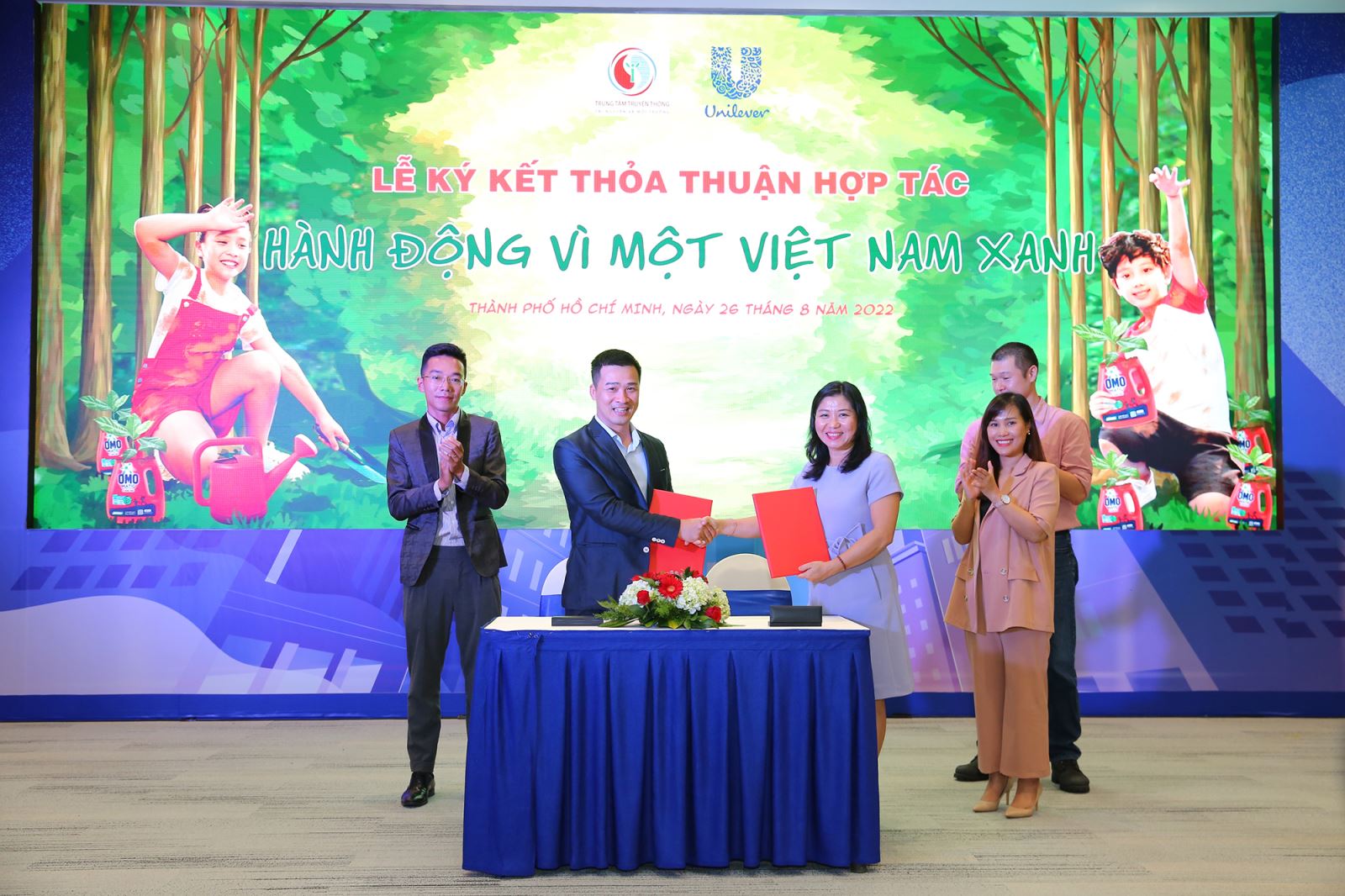 Chương trình Hành động Vì Việt Nam xanh Unilever hợp tác với Bộ TN_MT
