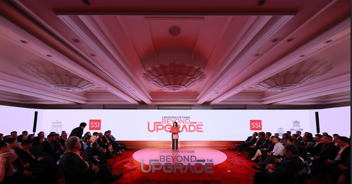 Diễn đàn “Emerging Vietnam: Beyond the Upgrade” diễn ra tại Hà Nội, với sự tham dự của hơn 100 đại diện định chế tài chính hàng đầu thế giới