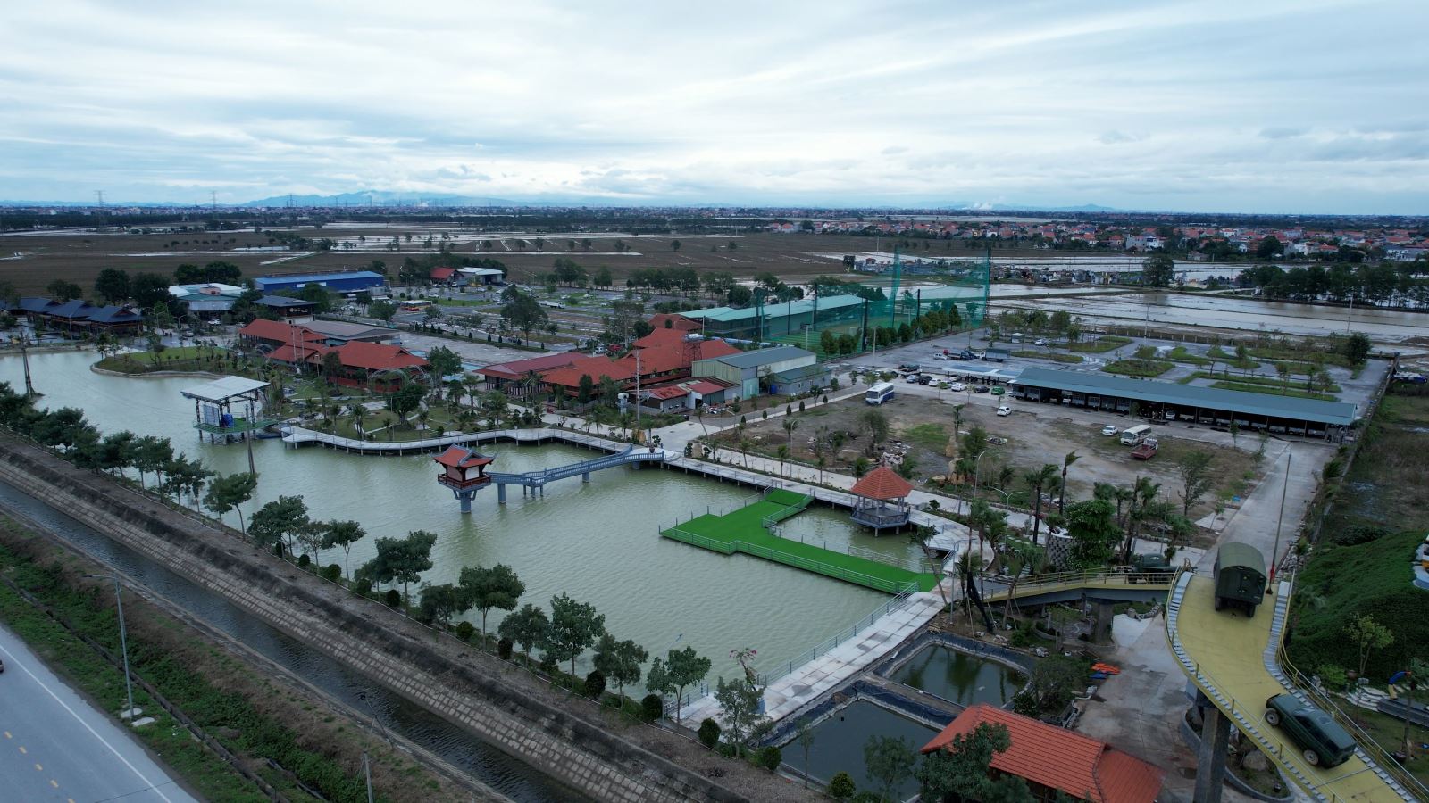 Thực trạng khu đất được quy hoạch thành Cụm công nghiệp Lâm Bình, huyện Lương Tài, tỉnh Bắc Ninh.