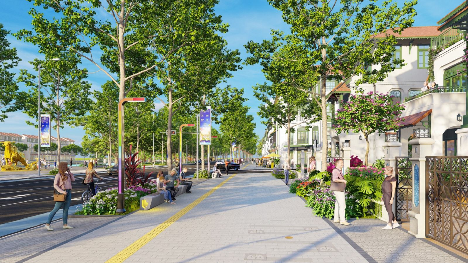 Không gian cây xanh, mặt nước tại Sun Urban City rộng tới 200ha.