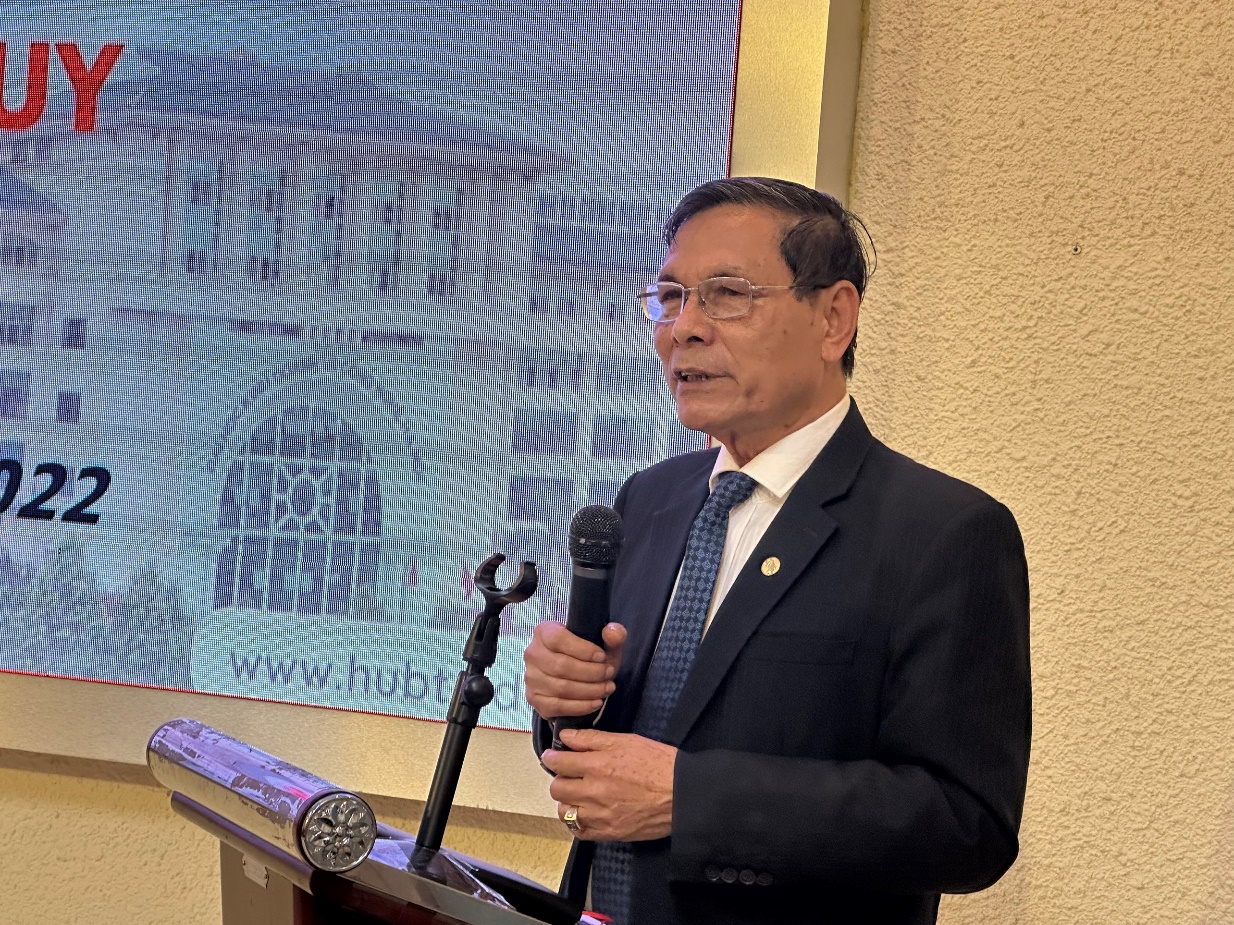 Chủ nhiệm Khoa PGS. TS Đăng Văn Thanh phát biểu tại Hội thảo.