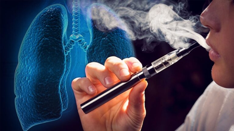 Thuốc lá điện tử gây ra nhiều bệnh lý hô hấp.