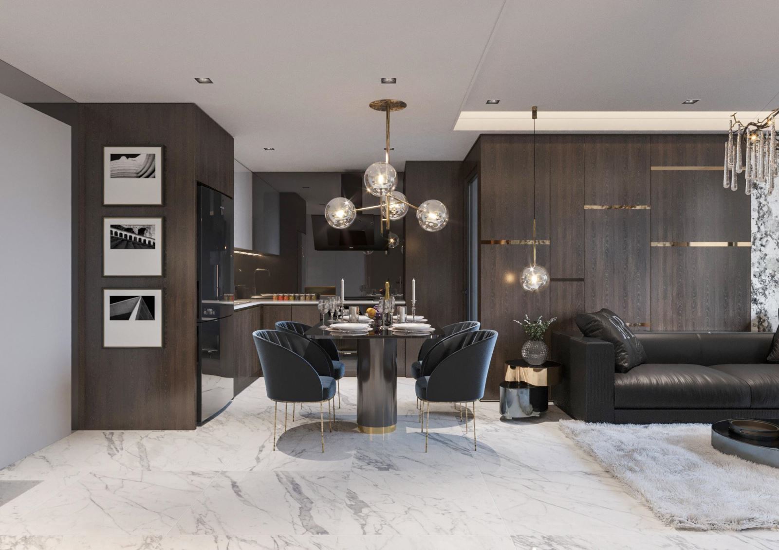 Bộ đôi căn góc 2 phòng ngủ tại tầng 31 và 34 tòa S3, diện tích tim tường 77,83m² được dự báo sẽ tiếp tục làm “nóng” sóng NobleGo tối 26/9.