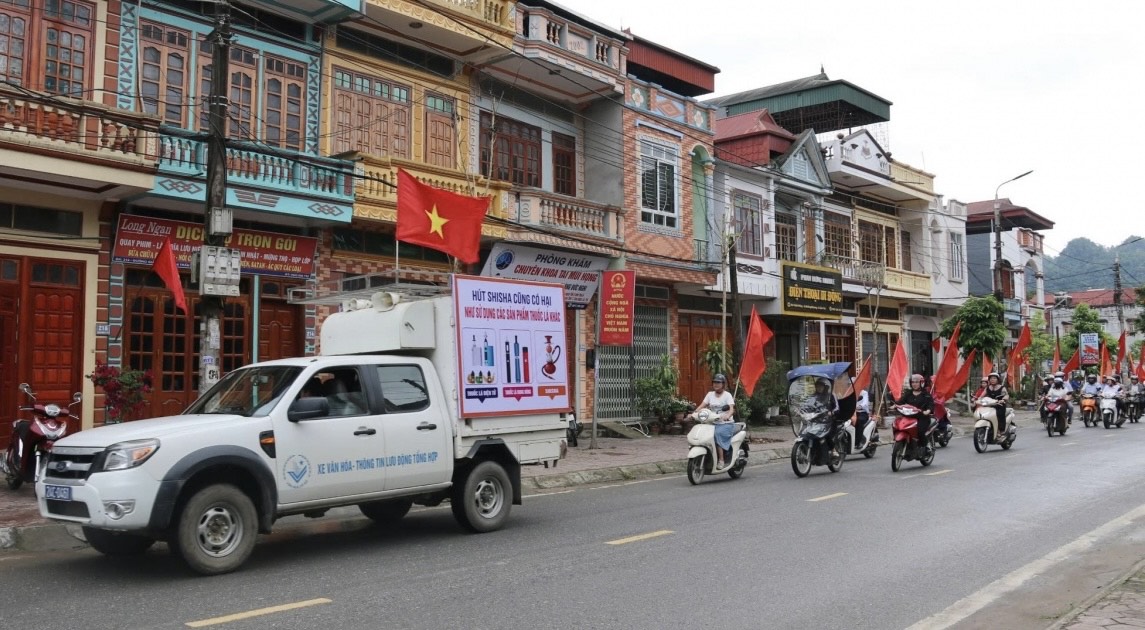 Nhiều hoạt động tuyên truyền công tác phòng, chống tác hại của thuốc lá.