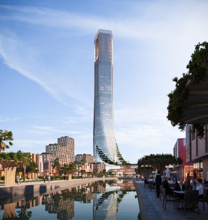 Tòa nhà 69 tầng lấy cảm hứng thiết kế từ tà áo dài Việt Nam hứa hẹn sẽ tạo nên một biểu tượng mới cho Đà Nẵng.