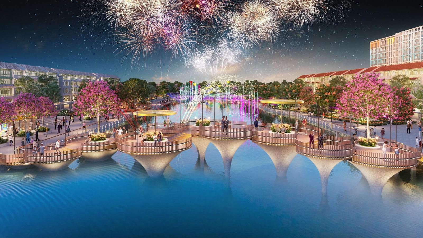 Trục đại lộ lễ hội sẽ là không gian tổ chức các sự kiện lớn tại Sun Urban City.