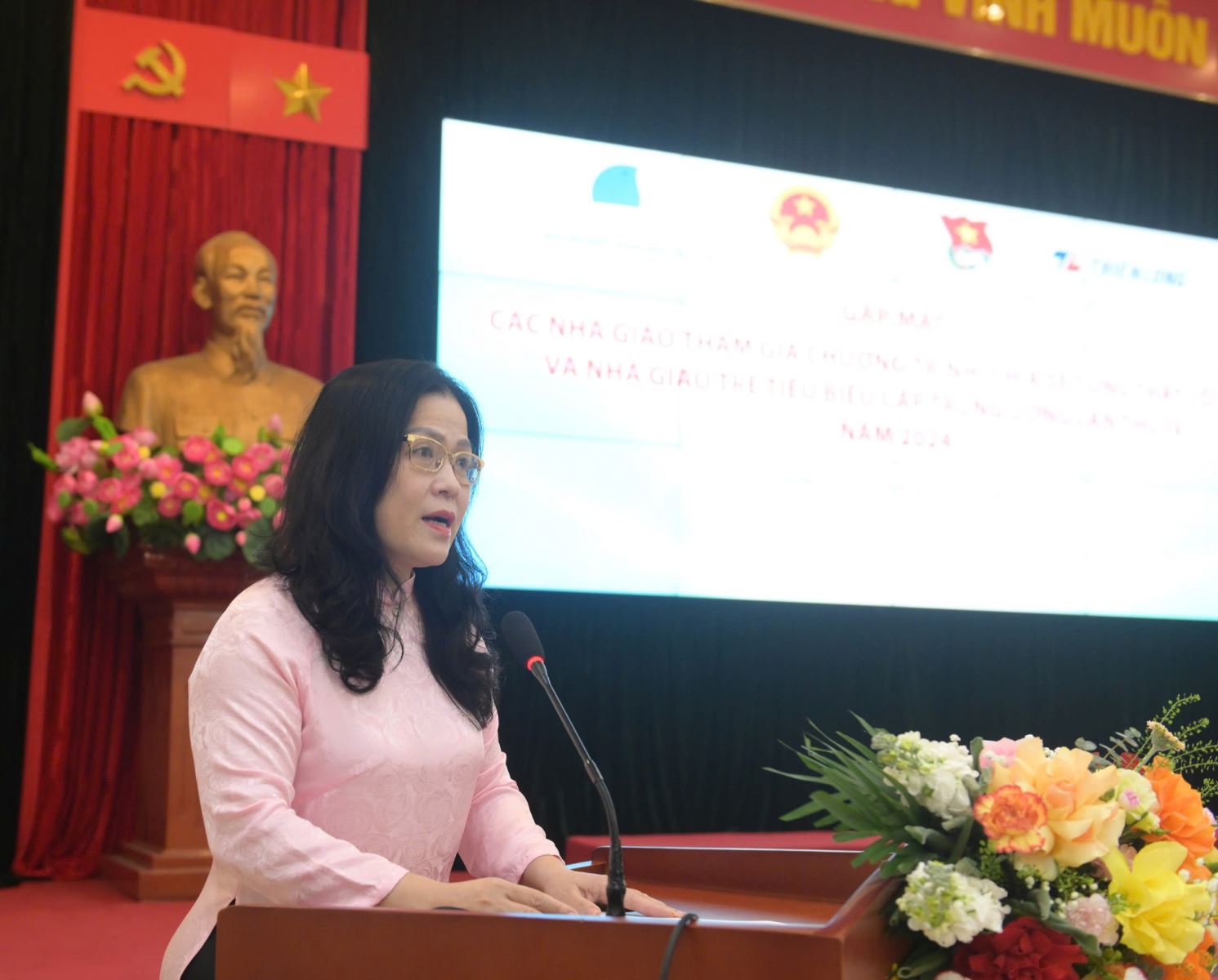 Thứ trưởng Bộ Giáo dục & Đào tạo Nguyễn Thị Kim Chi phát biểu tại chương trình