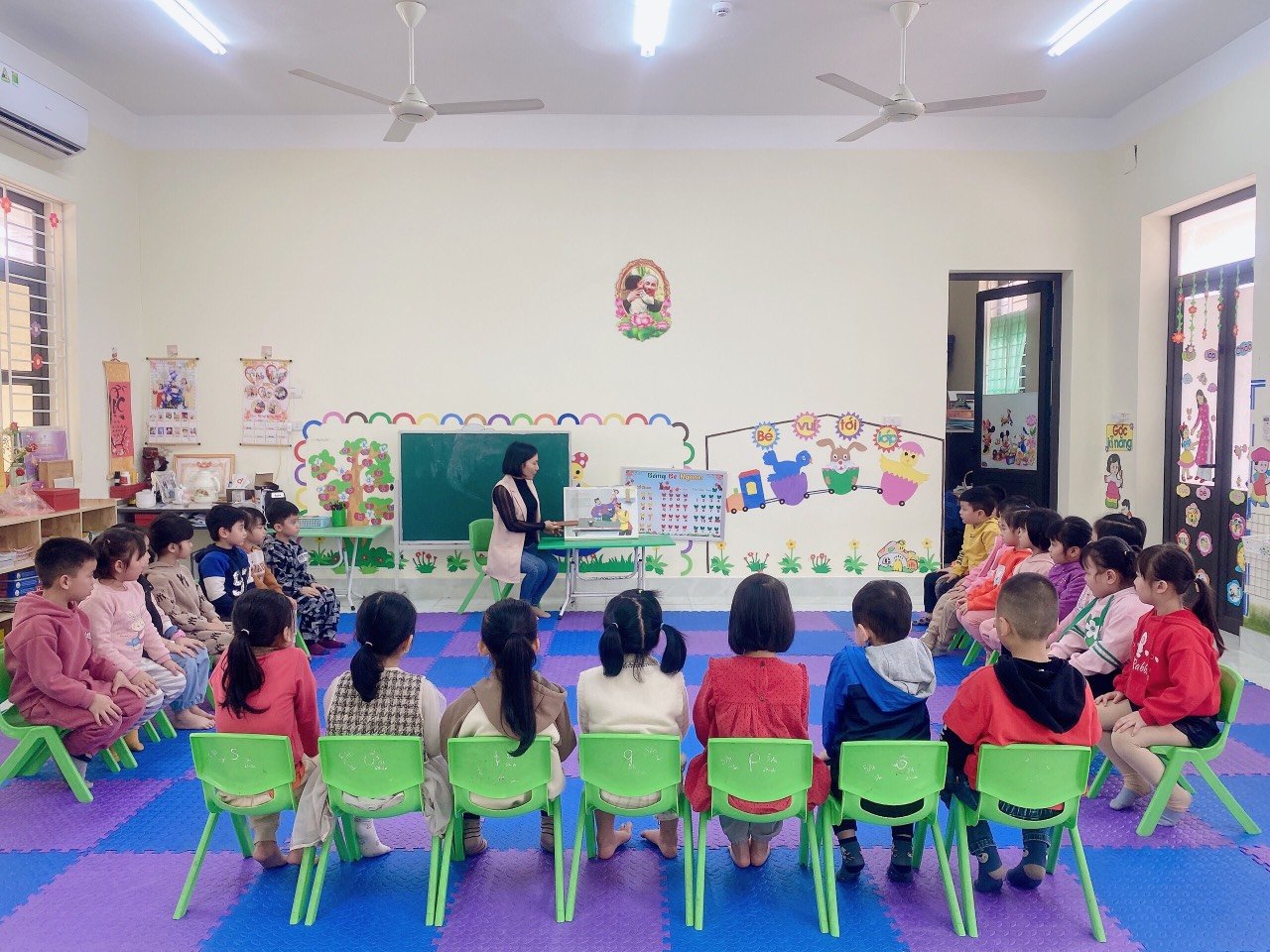 Giáo dục mầm non tại Tiên Lữ đã và đang được nâng cao chất lượng từ dạy và học