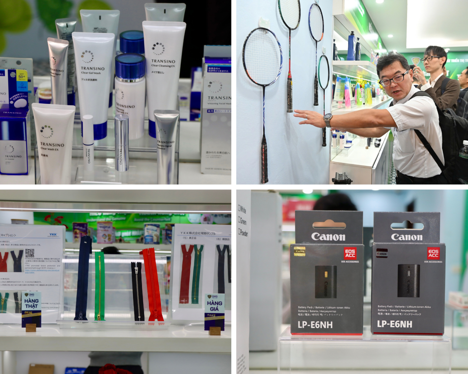 Trên 500 sản phẩm thật - giả được trưng bày phục vụ người dân tới tham quan