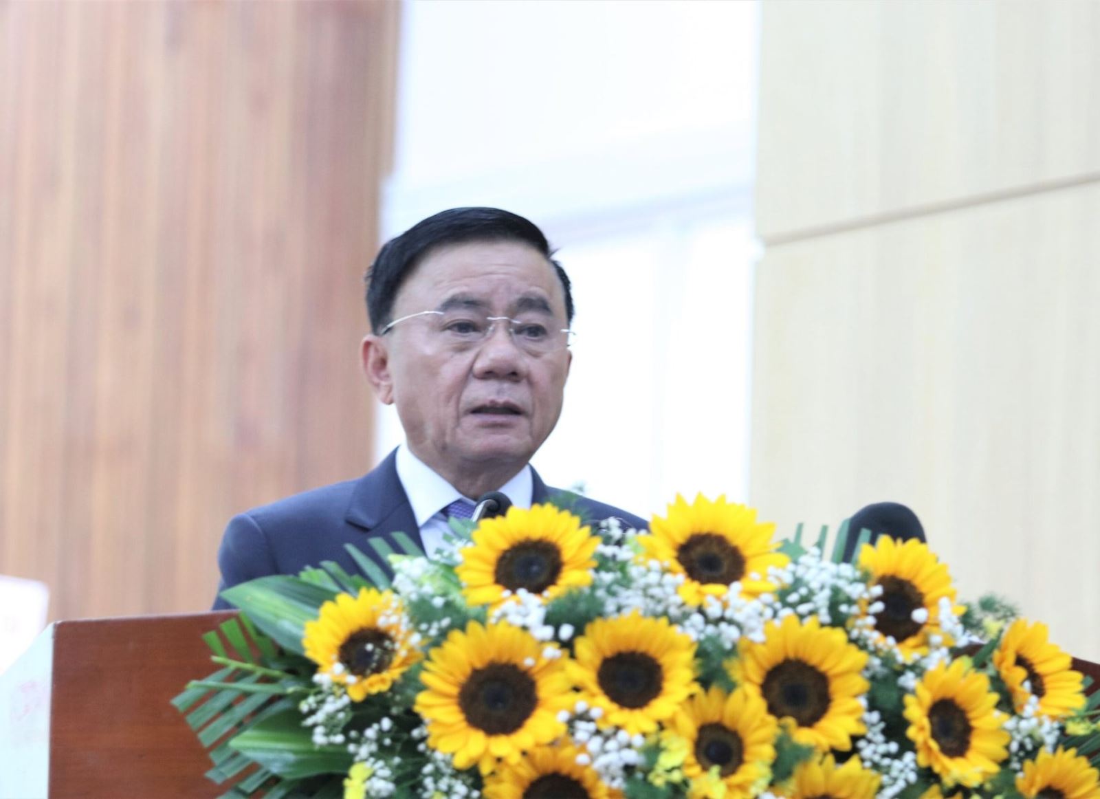 Thường trực Ban Bí thư Trần Cẩm Tú phát biểu chỉ đạo tại Đại hội 