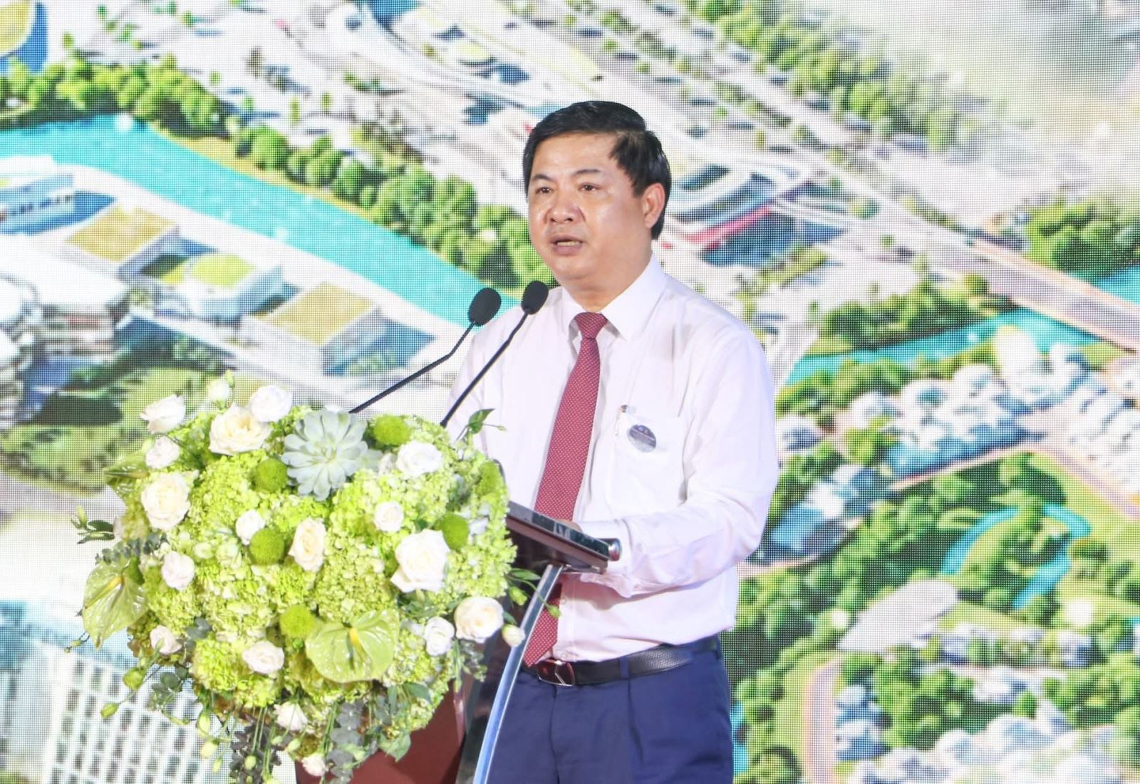 Ông Lương Nguyễn Minh Triết, Chủ tịch UBND TP. Đà Nẵng phát biểu tại buổi lễ
