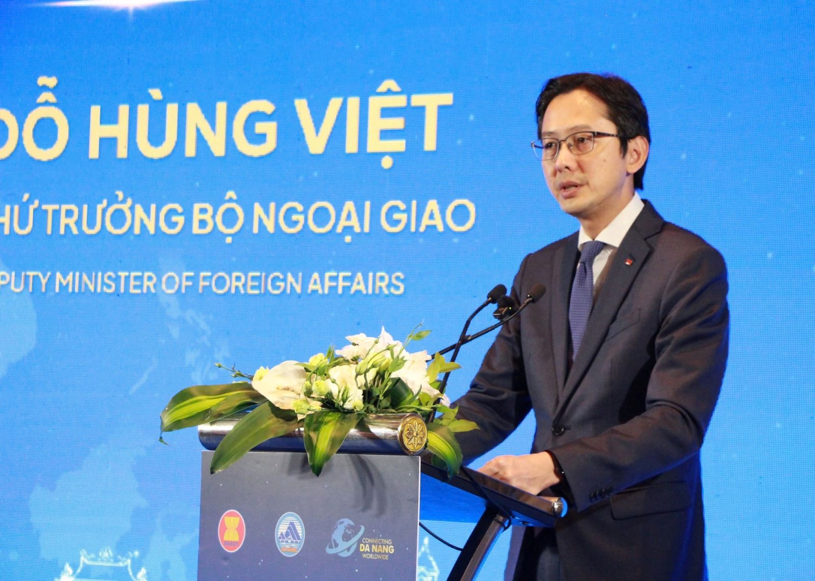 Thứ trưởng Bộ Ngoại giao Đỗ Hùng Việt phát biểu tại sự kiện