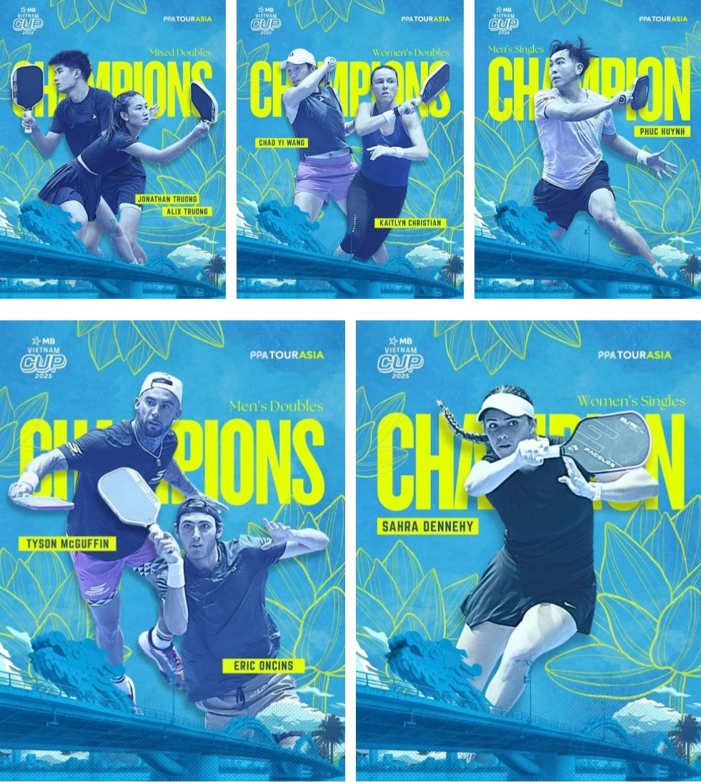 Các vận động viên vô định ở các hạng mục thi đấu