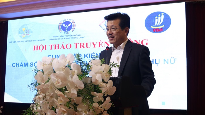 Ông Vũ Mạnh Cường, Giám đốc Trung tâm Truyền thông – Giáo dục sức khỏe Trung ương – Bộ Y tế (Trung tâm T5G)