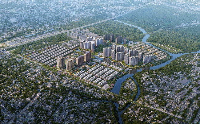 Khu đô thị trung tâm mới của TP.HCM sẽ trở thành nam châm thu hút đầu tư. Ảnh The Global City