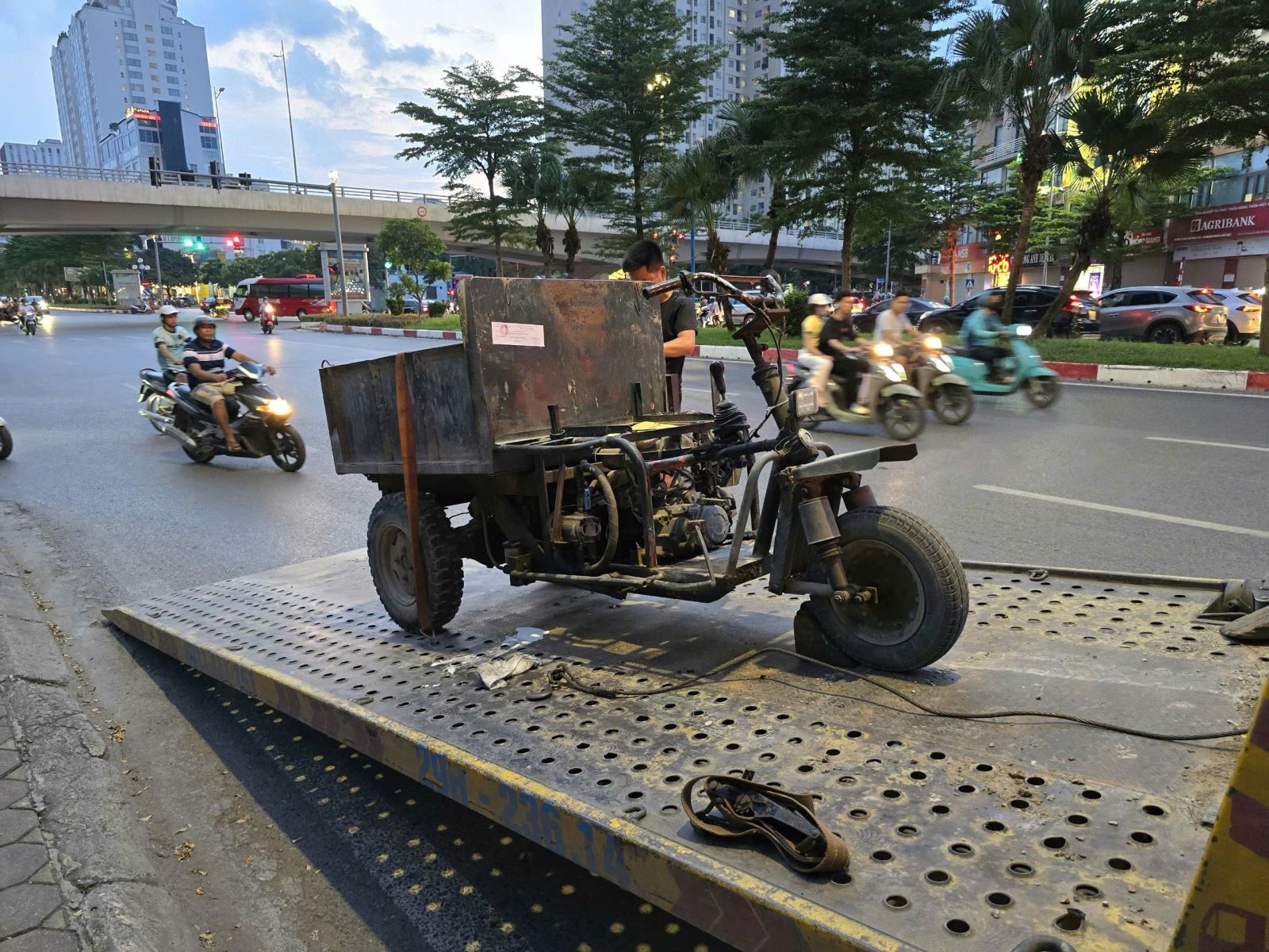 Thu giữ các phương tiện vi phạm giao thông  