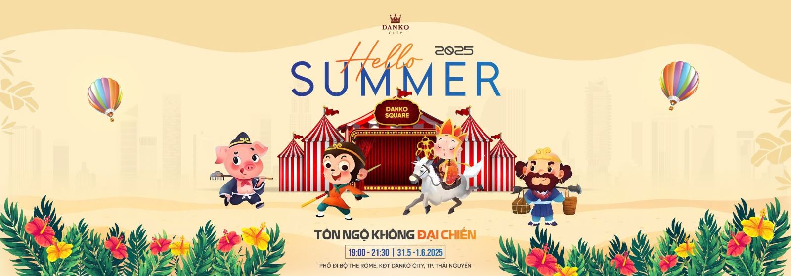Chương trình “Hello Summer” sẽ được tổ chức tại KĐT Danko City trong 2 ngày 31/5 – 1/6/2025