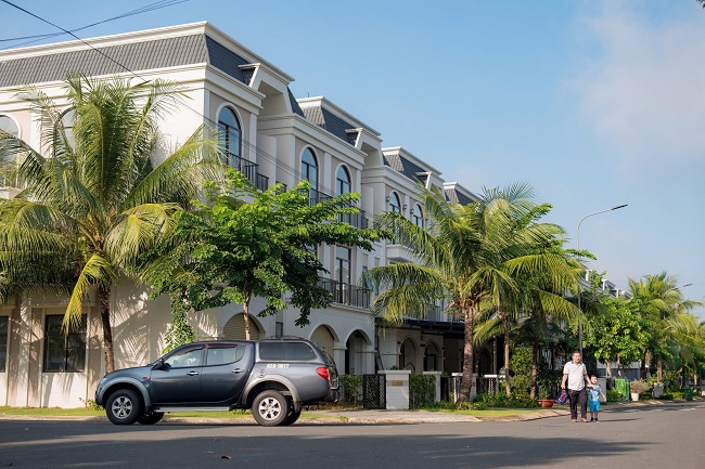 Khu đô thị La Villa sở hữu mảng xanh và chất lượng xây dựng tại TP.Tân An. Ảnh: Trần Anh Group 