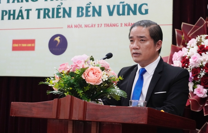 Nhà báo  Đỗ Ngọc Thi, Phó Tổng biên tập phụ trách Tạp chí Hữu cơ Việt Nam, Trưởng ban Tổ chức Cuộc thi phát biểu