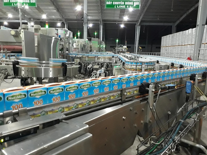 Dây chuyền sản xuất sữa NutiMilk.