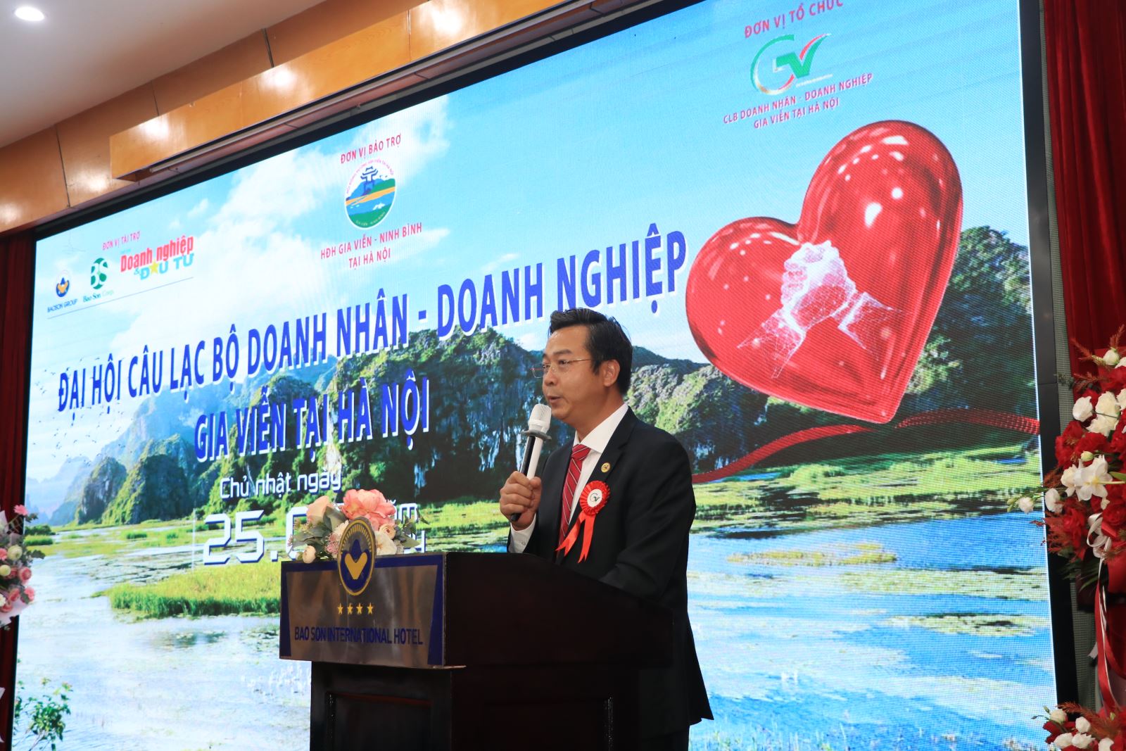 Ông Vũ Duy An - Chủ tịch Hội đồng hương Gia Viễn tại Hà Nội chia sẻ tâm huyết về quá trình hình thành Câu lạc bộ Doanh nhân Doanh nghiệp Gia Viễn 