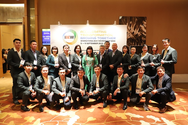 Ban Lãnh đạo Phuc Khang Corporation tham dự IBEW 2022 (Tuần Lễ Môi Trường Xây Dựng Bền Vững Quốc Tế) tại Sands Expo Convention Center – Singapore