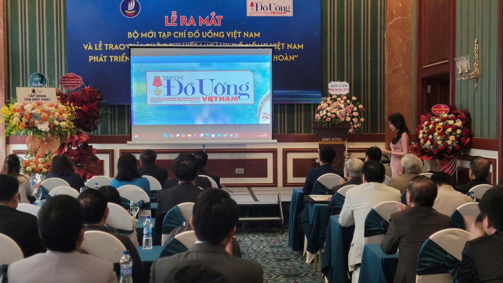 Bộ nhận diện mới Tạp chí Đồ uống Việt Nam.