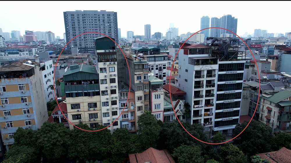 Công trình trong ngõ 2 Phạm Thận Duật.