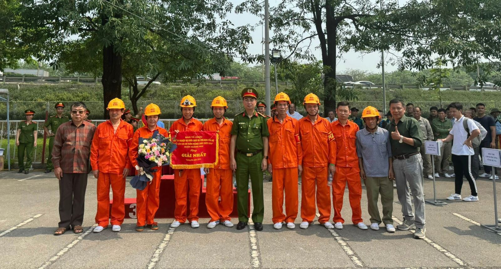 Tổ liên gia thuộc phường Đại Kim đã giành được giải nhất của hội thi năm 2024.