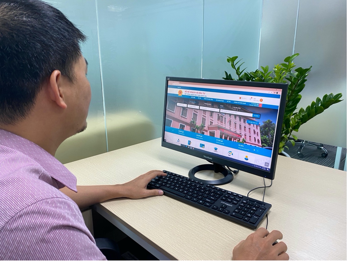 Hệ thống mạng đấu thầu quốc gia mới chính thức được vận hành từ 16/9. Ảnh: Bộ KHĐT