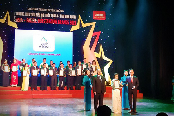 Cashwagon vào top 10 Thương hiệu tiêu biểu hội nhập Châu Á - Thái Bình Dương 2019