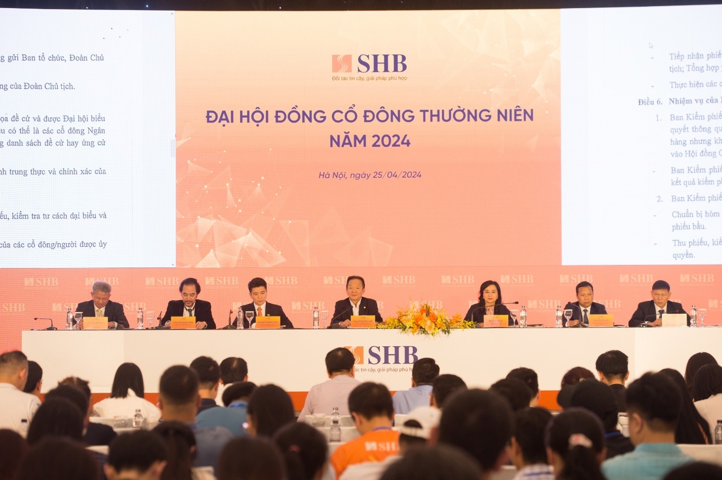 Đại hội đồng cổ đông thường niên năm 2024 Ngân hàng SHB