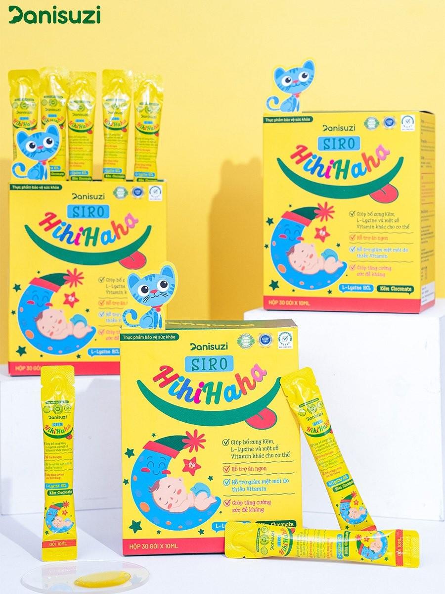 Siro ăn ngon HIHIHAHA giúp trẻ ăn ngon, tăng cân