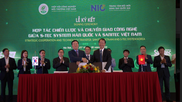 Sự hợp tác giữa S-Tec Hàn Quốc và Sanitec Việt Nam mở ra cơ hội giao thương giữ Việt Nam và Hàn Quốc trong lĩnh vực Công nghệ môi trường