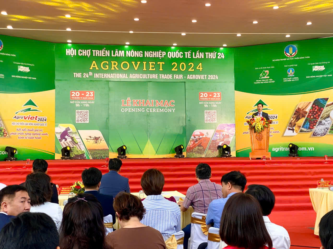 Quang cảnh buổi lễ khai mạc AgroViet 2024/Ảnh Đức Thiện
