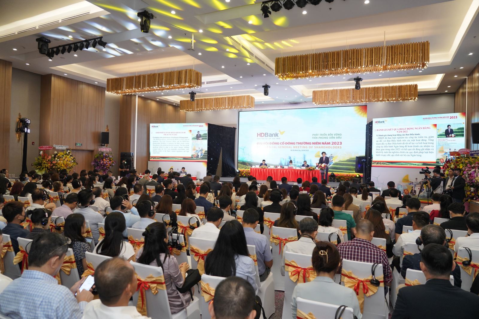 Ngân hàng TMCP Phát triển TP. HCM (HDBank, Mã chứng khoán: HDB) đã tổ thành công chức Đại hội cổ đông thường niên 2023