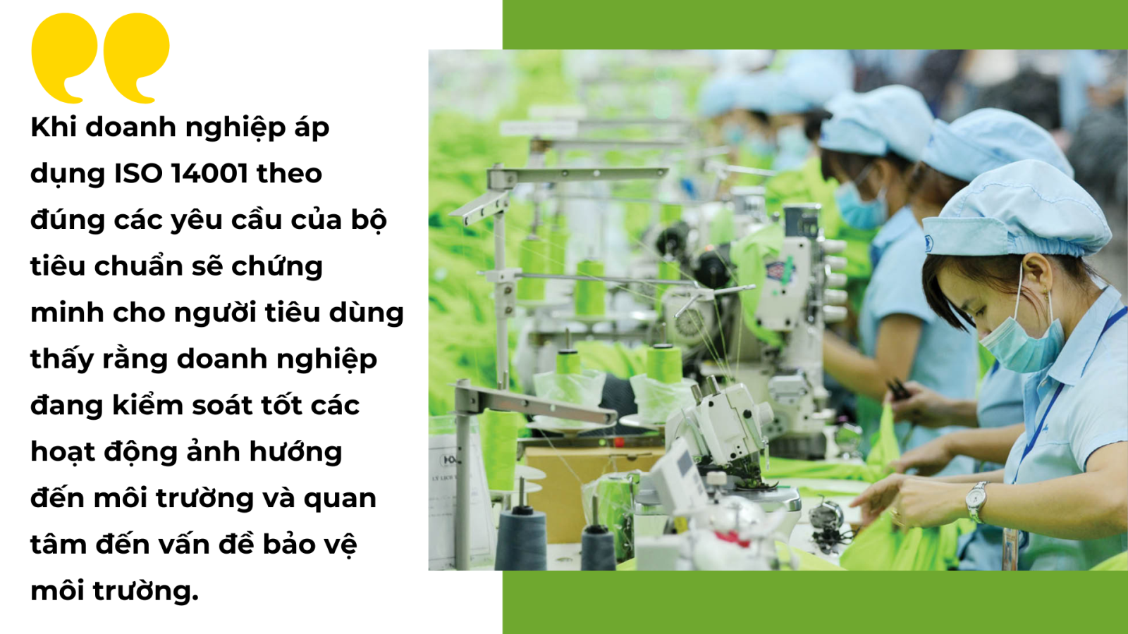 hệ thống quy chuẩn, tiêu chuẩn môi trường không còn là một lựa chọn, mà là một yêu cầu cấp thiết