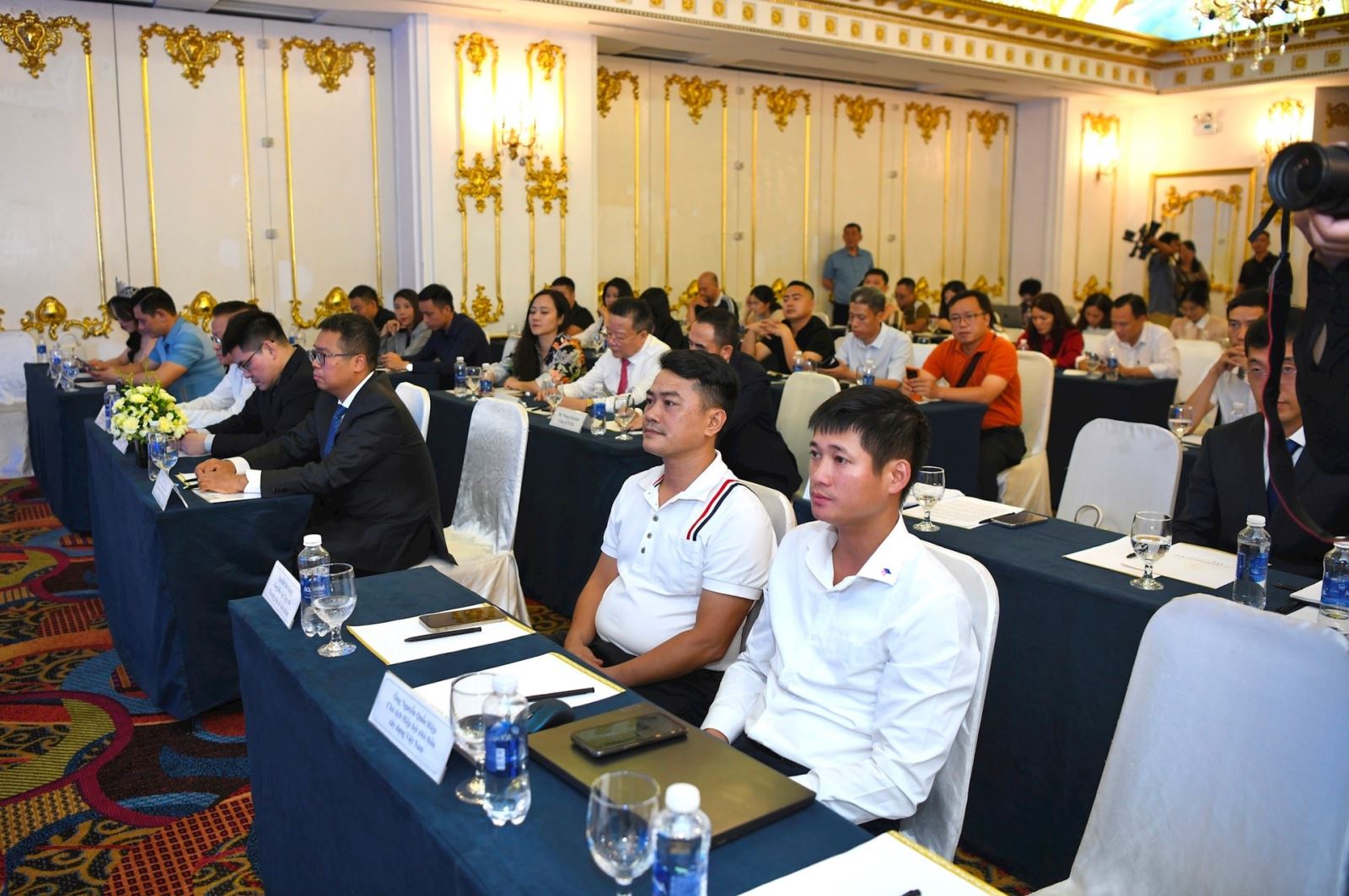 Quang cảnh họp báo Triển lãm thang máy Quốc tế Việt Nam năm 2024 