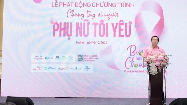 GS.TS Trần Văn Thuấn, Thứ trưởng Bộ Y tế phát biểu tại chương trình./Ảnh báo Nhân dân