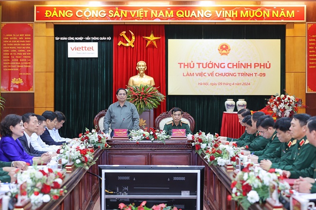 Thủ tướng Phạm Minh Chính phát biểu tại buổi làm việc