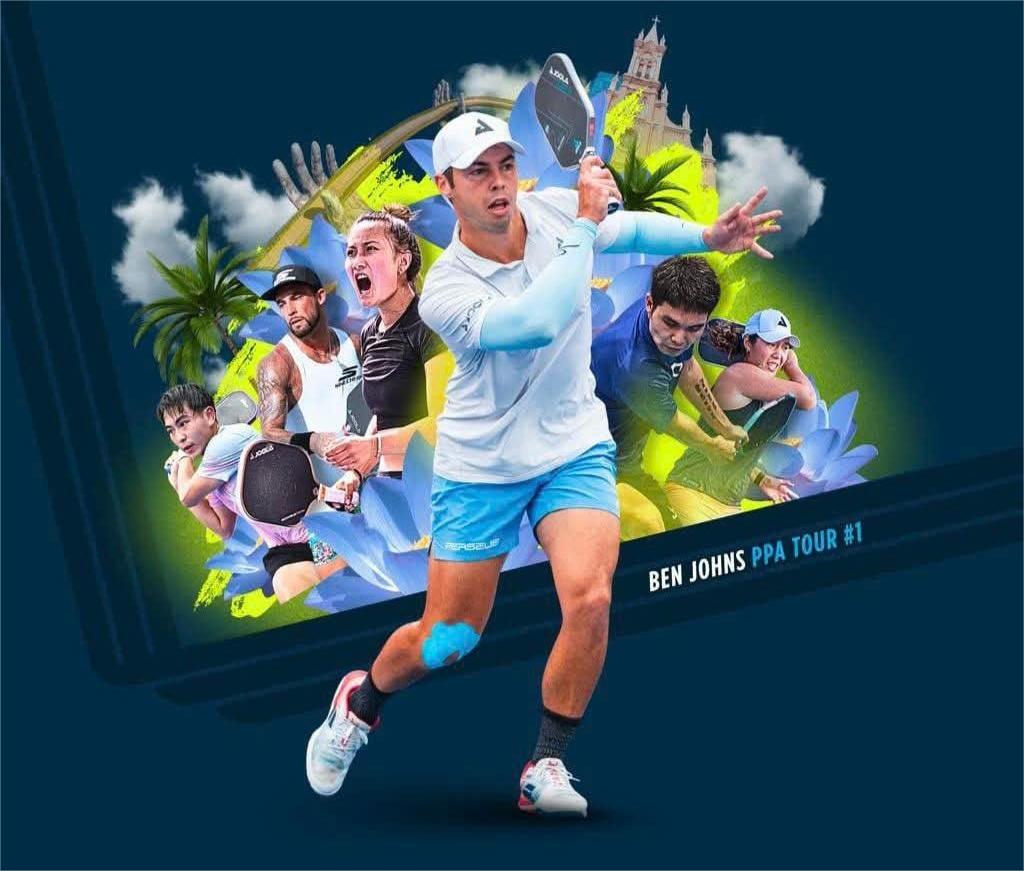 Giải Pickleball PPA Tour Asia – MB Viet Nam Cup 2025 quy tụ nhiều tay vợt hàng đầu châu Á và thế giới