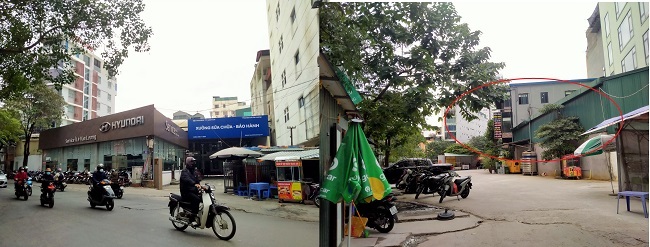 Nhà xưởng Huyndai số 10 Trung Kính đã có quyết định đình chỉ, xử phạt và Nhà hàng Hữu Nghị; ô đất số 1 khu tái định cư, tổ 38, 216 Trần Duy Hưng của Công ty CP công nghệ thông tin học Việt Trí.