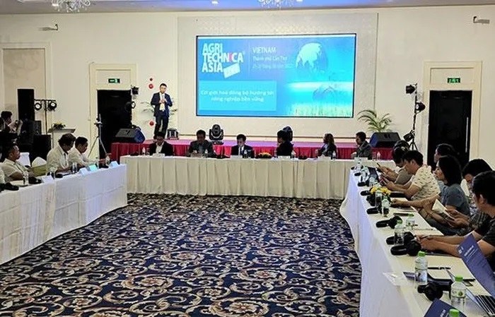 Quan cảnh sự kiện Agritechnica Asia Live 2022 diễn ra tại TP. Cần Thơ