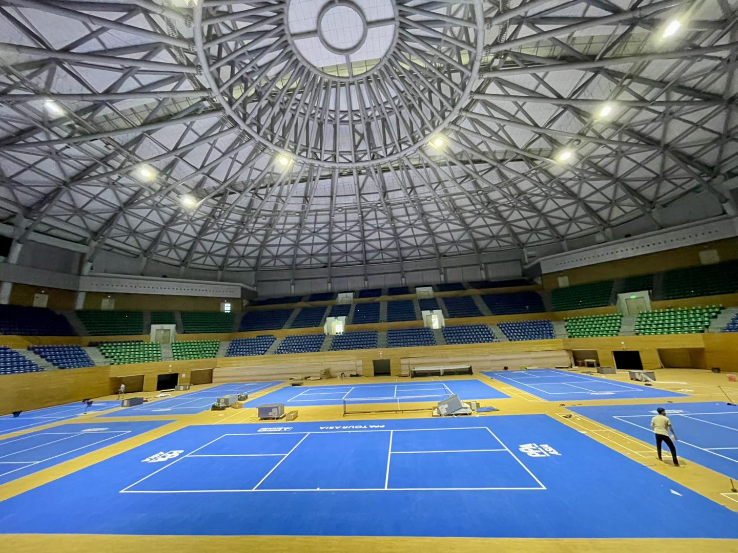 Sân thi đấu chuyên nghiệp (Pro) ở Cung Thể thao Tiên Sơn