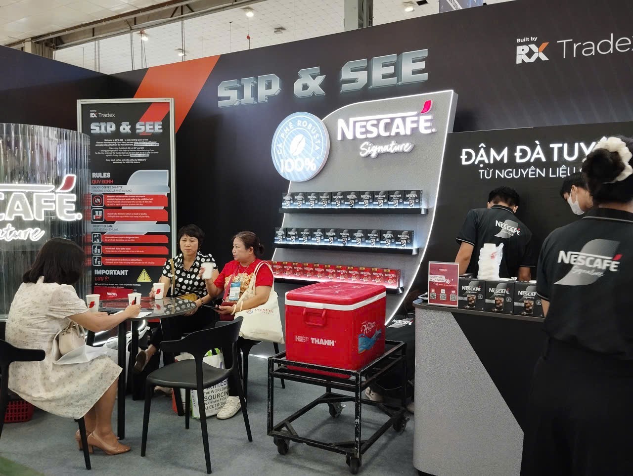 Thương hiệu Nescafe tại Triển lãm NEPCON Vietnam 2025