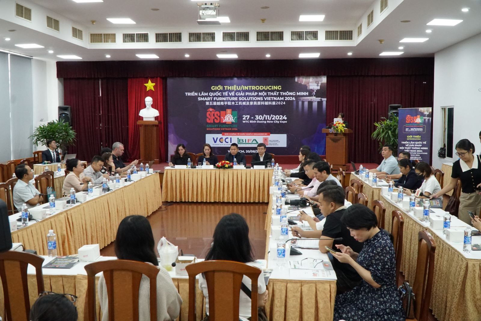 Chiều 20/8, VCCI – HCM  phối hợp các đơn vị liên quan tổ chức họp báo thông tin Triển lãm SFS Vietnam 2024