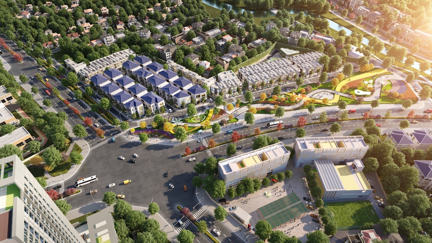 Ảnh phối cảnh Dự án An Khánh Ecomony
