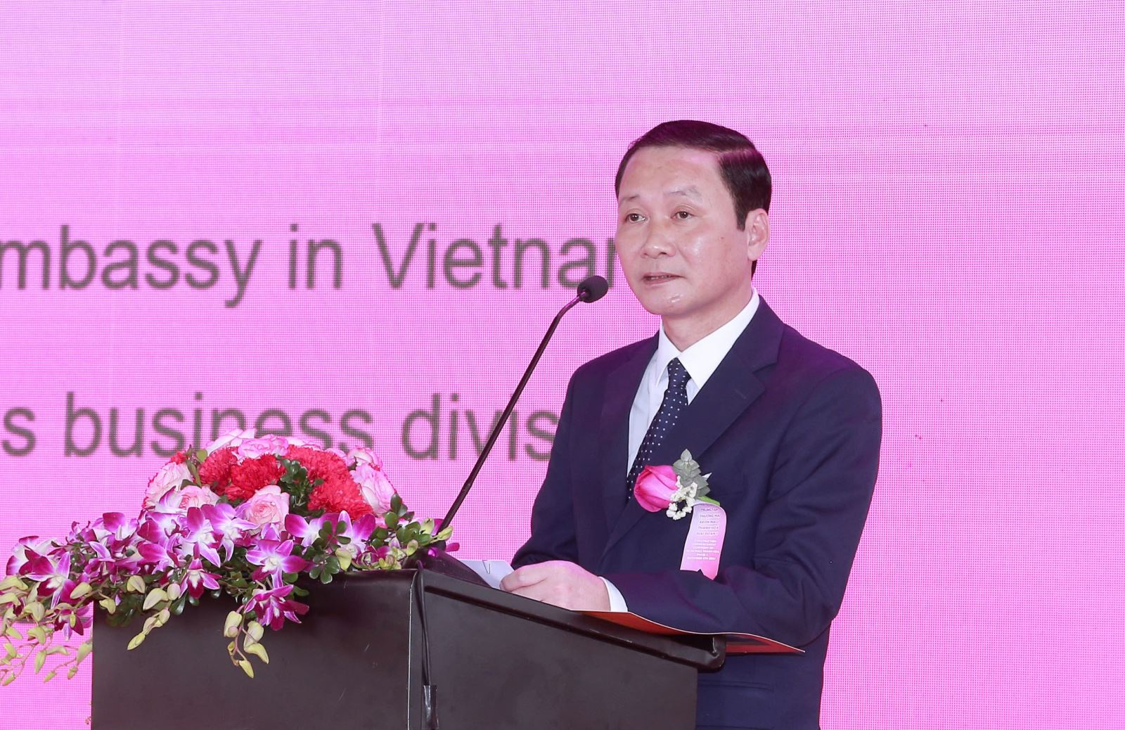  Ông Đỗ Minh Tuấn, Phó Bí thư Tỉnh ủy, Chủ tịch UBND tỉnh Thanh Hóa phát biểu tại buổi lễ.