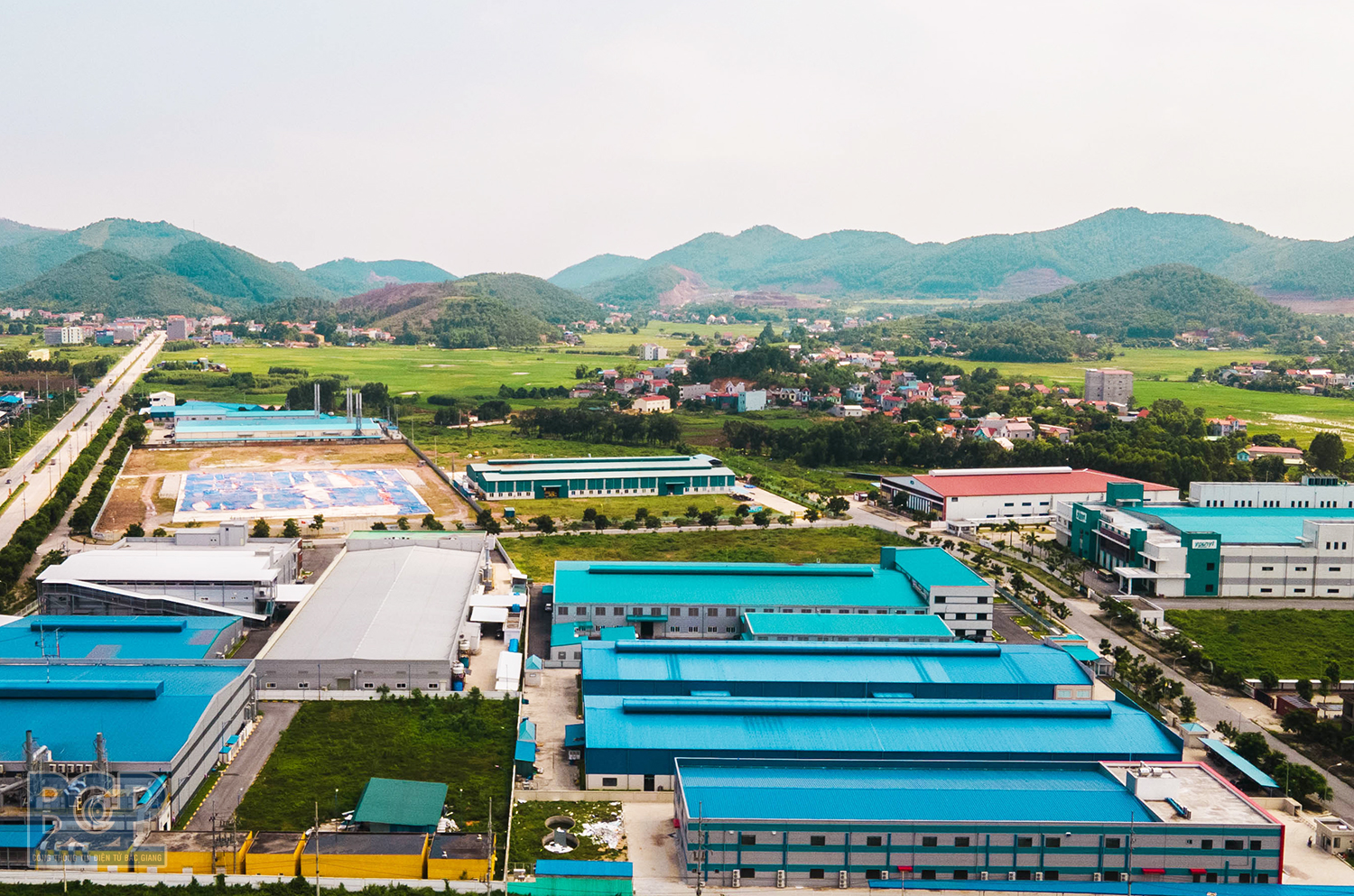Các cụm công nghiệp ở Bắc Giang thu hút 232 dự án. Ảnh: CTTĐT Bắc Giang