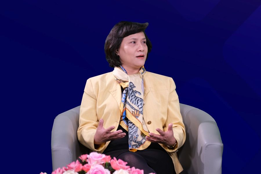 Bà Trần Thị Thu Hương - Giám đốc Trung tâm xác nhận chứng từ thương mại, Liên đoàn Thương mại và Công nghiệp Việt Nam (VCCI)